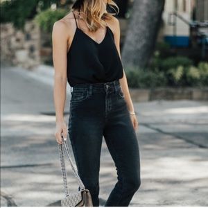 Express black gray reversible Barcelona cami